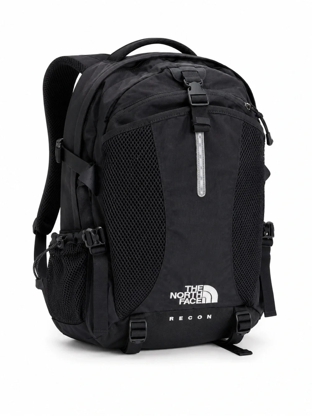 The North Face Recon Backpack Black Laptop Travel Hiking School FlexVent Daypack